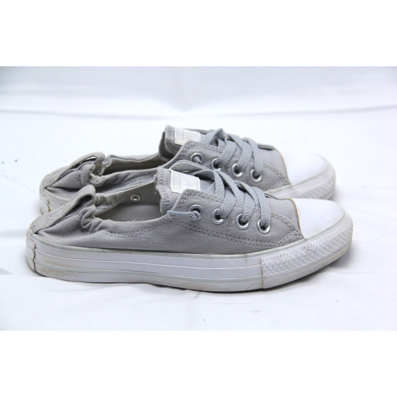 Converse Taylor Shoreline Shoes Womens Size 6 Slip On Light Gray Canvas 563455F - Picture 1 of 7